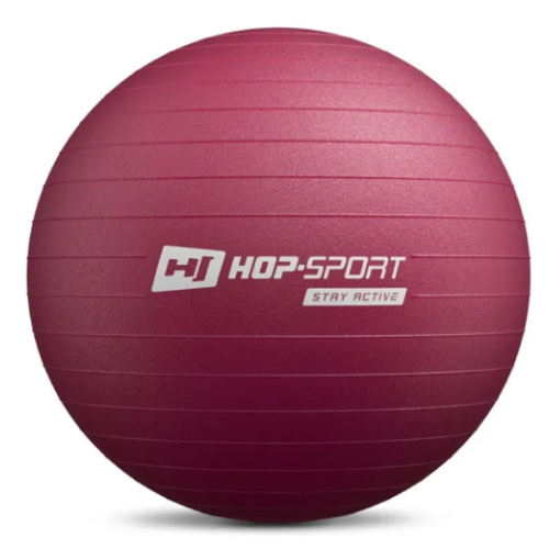 Фітбол  Hop-Sport 45cm HS-R045YB plump  + насос - фото №5